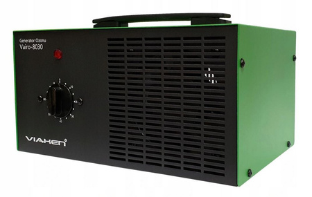 Getera Generator ozonu ozonator 10000mg 10g Profesjonalny (wydajność: 10 g/h, przepływ powietrza: 260 m3/h, moc: 126W 240V) 11676345