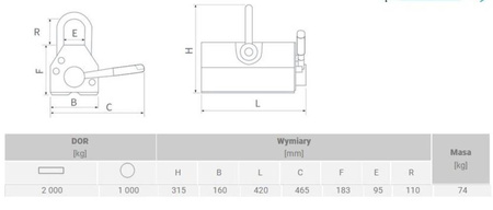IMPROWEGLE Chwytak magnetyczny (udźwig: 2 T) 33979585
