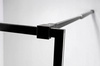 Calbati Ścianka prysznicowa 120 cm asymetryczna kratka szkło 8mm 23179604