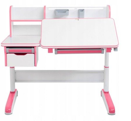 Biurkosa Regulowane biurko dla dziecka ucznia Pink 11976324