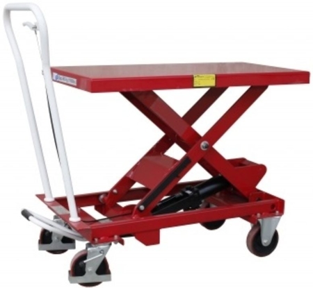 LIFERAIDA Wózek platformowy nożycowy (udźwig: 150 kg, wymiary platformy: 700x450 mm, wysokość podnoszenia min/max: 265-755 mm) 0301620
