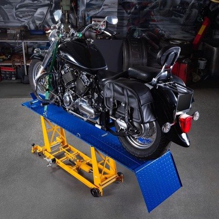 Podnośnik motocyklowy (udźwig: 450 kg, wymiary platformy: 2200x680 mm, wysokość podnoszenia: 180-780 mm) 45674750