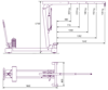 HYDIA Żuraw hydrauliczny ręczny z przeciwwagą (udźwig: od 130 do 300 kg) 61755419